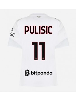 Ženski Nogometna dresi replika AC Milan Christian Pulisic #11 Gostujoči 2026-27 Kratek rokav Ženski Nogometna dresi replika AC Milan Christian Pulisic #11 Gostujoči 2026-27 Kratek rokav